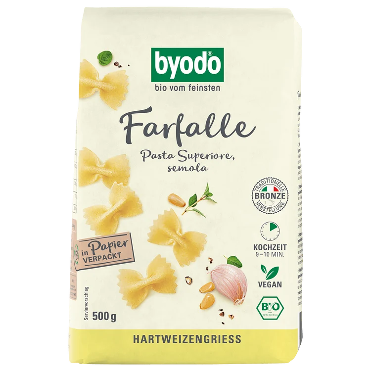 Byodo - Farfalle hell bio, 500g