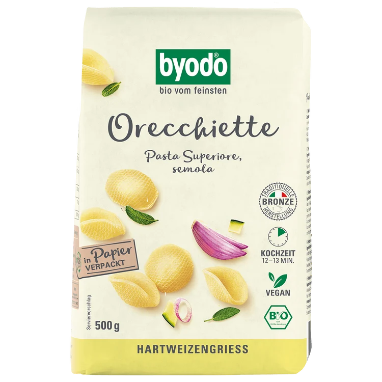 Byodo - Orecchiette hell bio, 500g