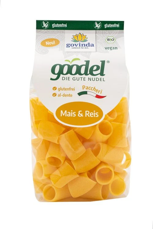 Govinda - goodel DIE GUTE NUDEL Paccheri Mais & Reis, 250g