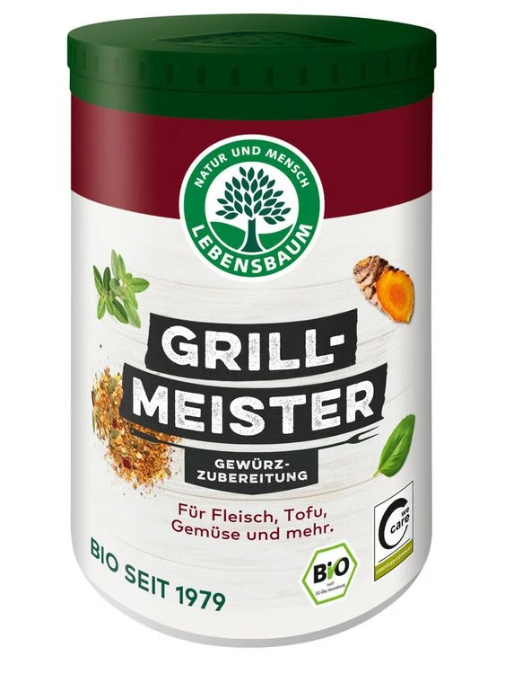 Lebensbaum - Grillmeister Gewürzzubereitung bio, 100g