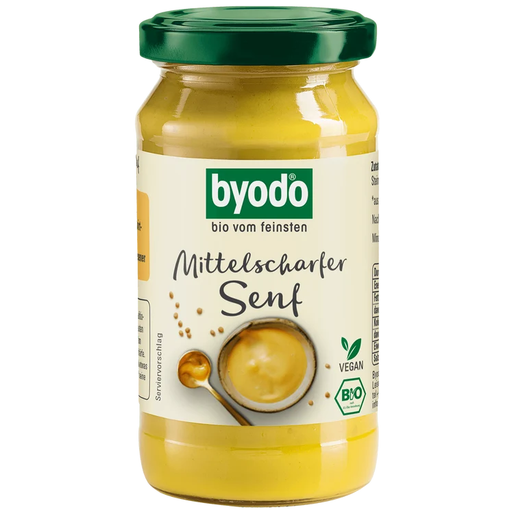 Byodo - Mittelscharfer Senf bio, 200ml