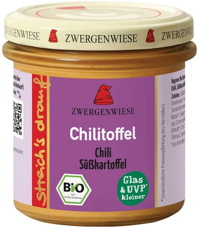 Zwergenwiese - streich's drauf Chilitoffel bio vegan 135g