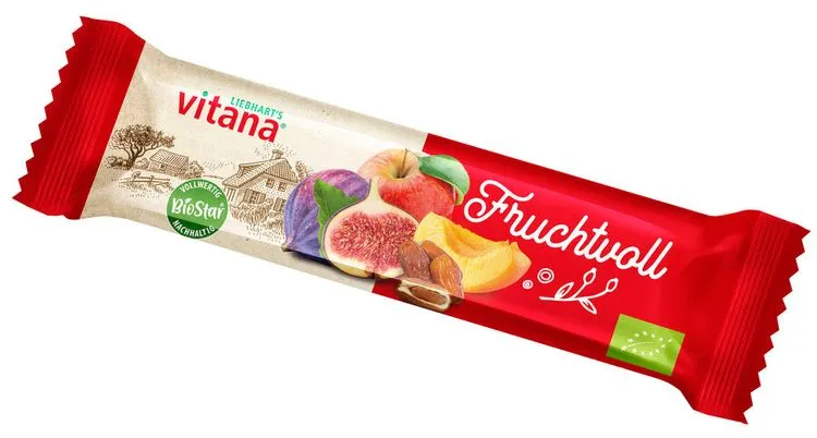 Vitana - Bio Vollfrucht Riegel, 40g