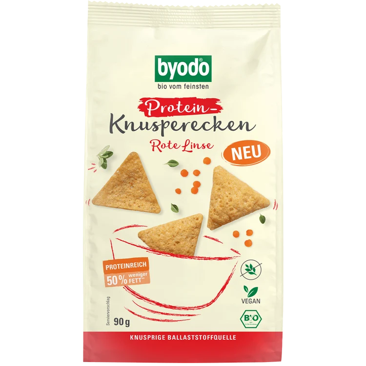 Byodo - Protein-Knusperecken Rote Linse bio, 90g