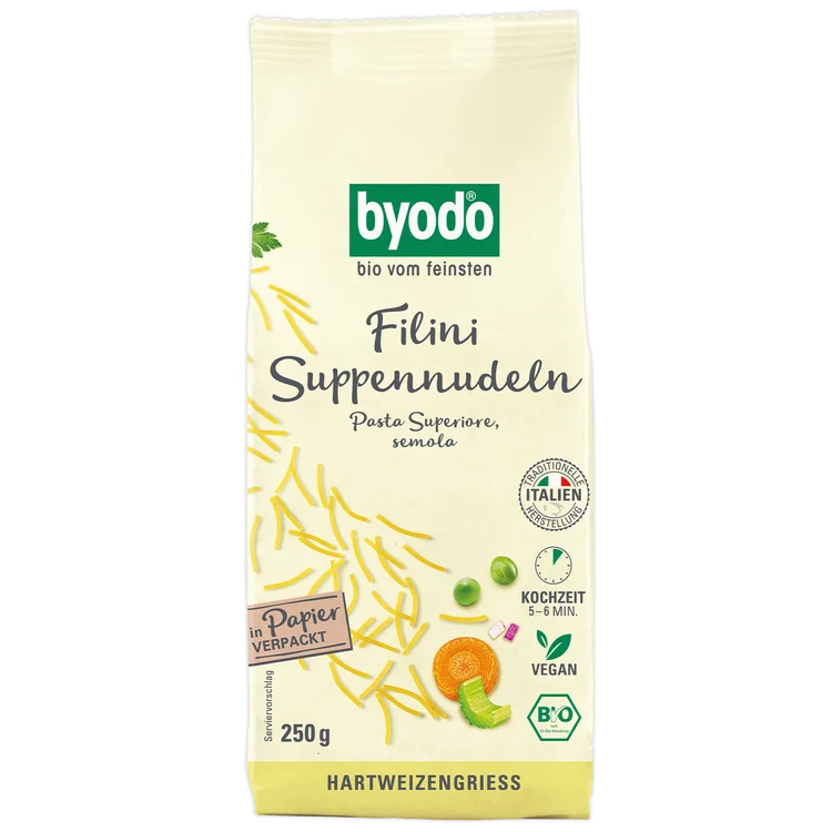 Byodo - Filini Suppennudeln semola bio, 250g