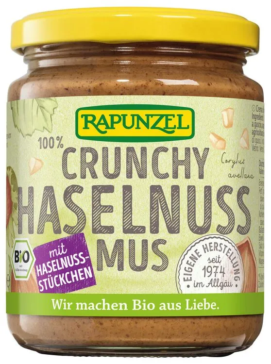 Rapunzel - Haselnussmus Crunchy, 250g
