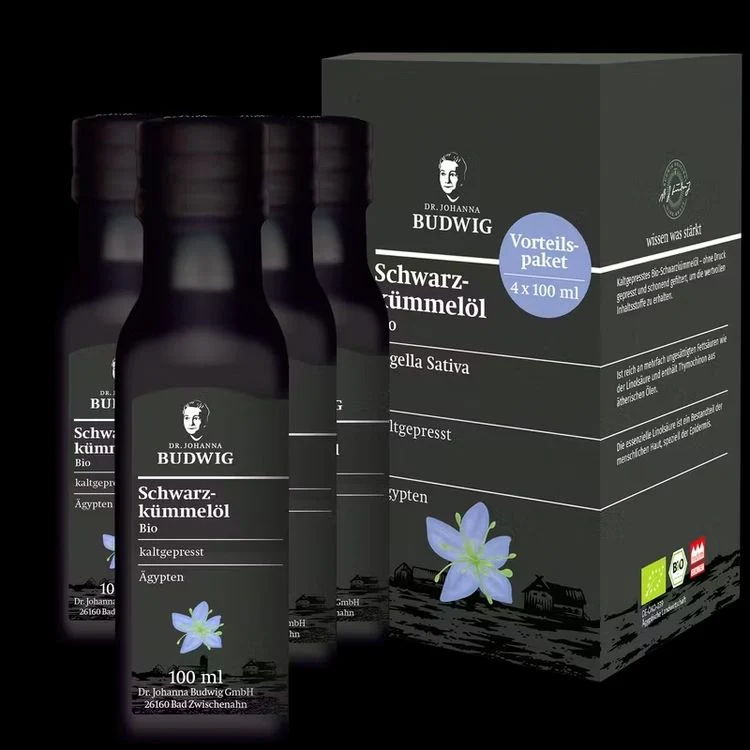 Dr. Johanna Budwig - Schwarzkümmelöl Vorteilspaket, 400ml