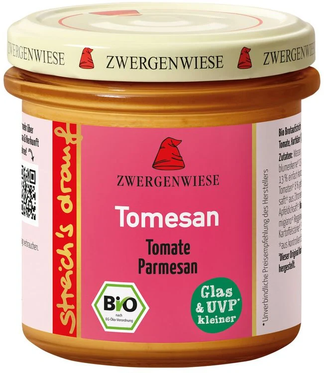 Zwergenwiese - Streich's drauf Tomesan bio 135g