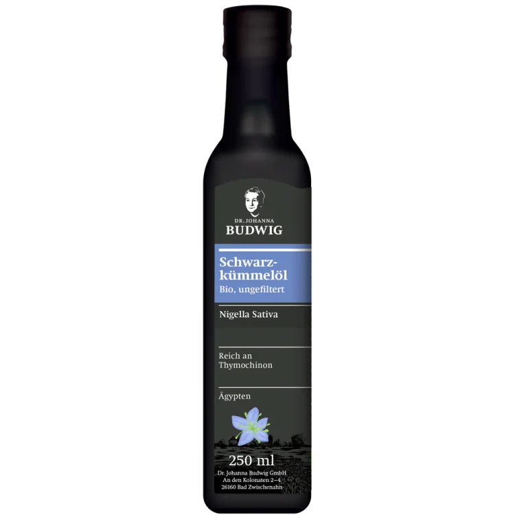 Dr. Johanna Budwig - Schwarzkümmelöl ungefiltert, 250ml