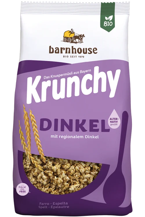 Barnhouse - Krunchy Dinkel alternativ gesüßt 375g