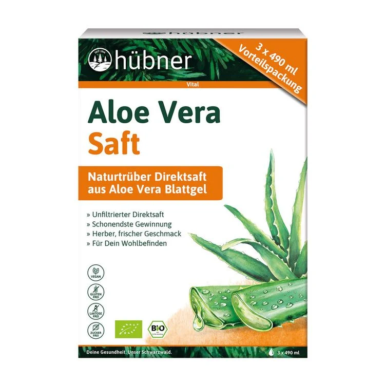Hübner - Aloe Vera Saft Sparpaket BIO 1470ml