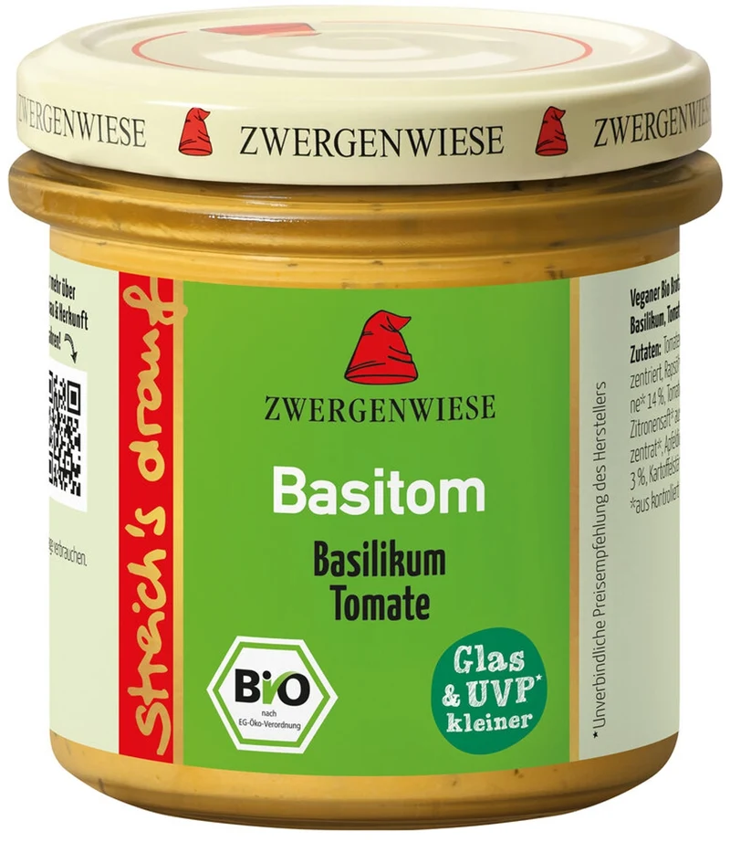 Zwergenwiese - Streich's drauf Basitom bio vegan 135g