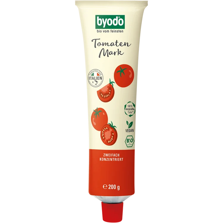 Byodo - Tomatenmark Doppelfrucht Tube bio, 200ml