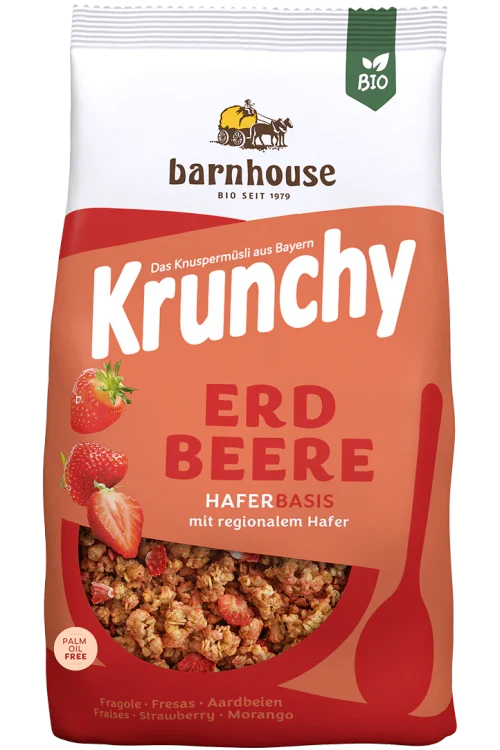 Barnhouse - Krunchy Erdbeere 375g