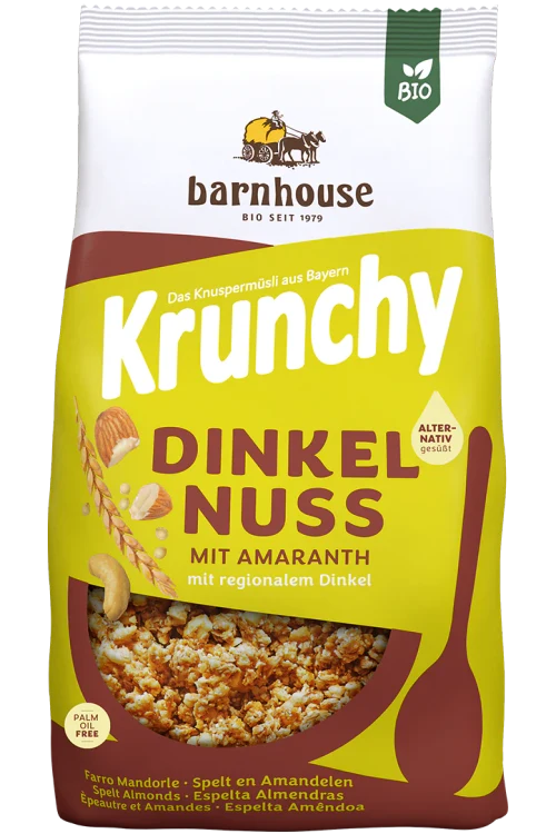 Barnhouse - Krunchy Dinkel-Nuss mit Amaranth 375g