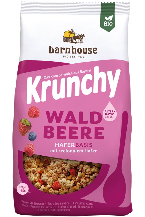 Barnhouse - Krunchy Waldbeere alternativ gesüßt 375g