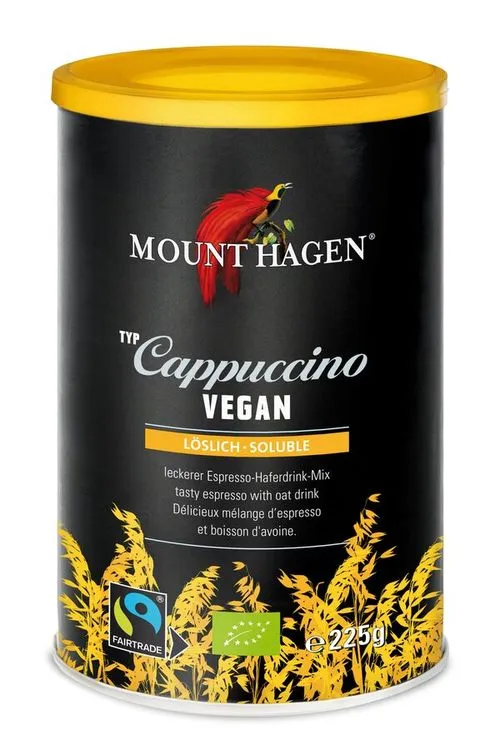 MOUNT HAGEN - Bio FT Cappuccino Vegan Dose, 200g