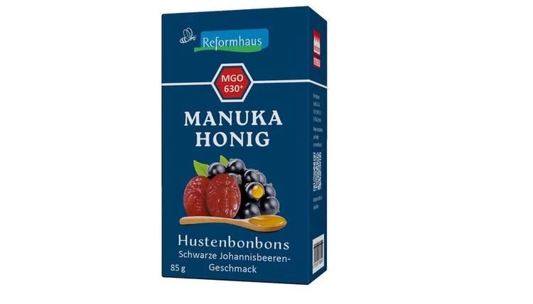 Reformhaus - Manuka Bonbon MGO 630+ schwarze Johannisbeere, 85g