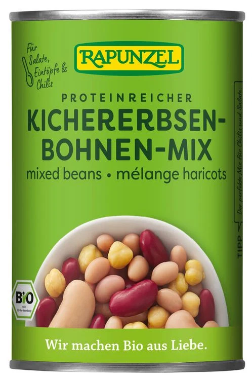 Rapunzel - Kichererbsen-Bohnen-Mix bio vegan, 400g