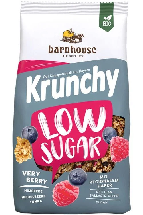 Barnhouse - Krunchy Low Sugar Very Berry 375g