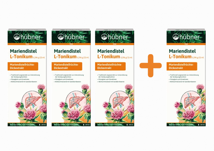 Hübner - Mariendistel Tonikum, 250 ml, 3 + 1