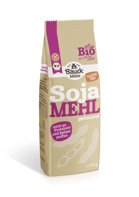 Bauck - Sojamehl getoastet glutenfrei Bio, 250g