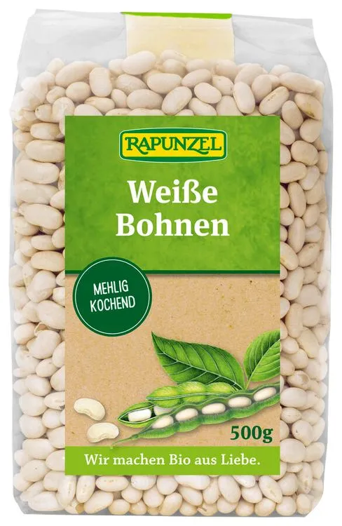 Rapunzel - Bohnen weiß bio vegan, 500g