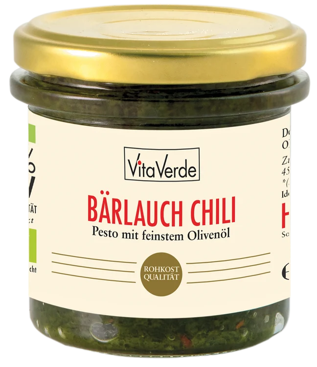 Vita Verde - Heldenkraut Bärlauch-Chili-Pesto bio, 140g