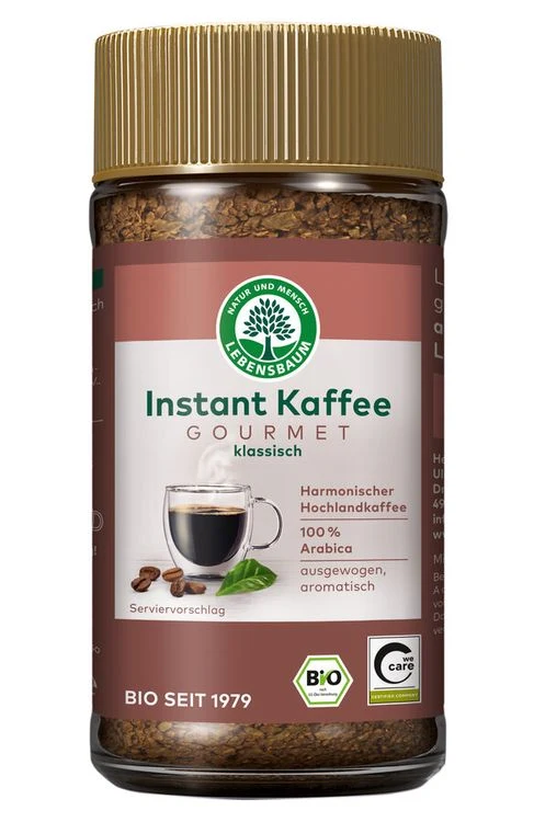 Lebensbaum - Instant Kaffee Gourmet, 100g
