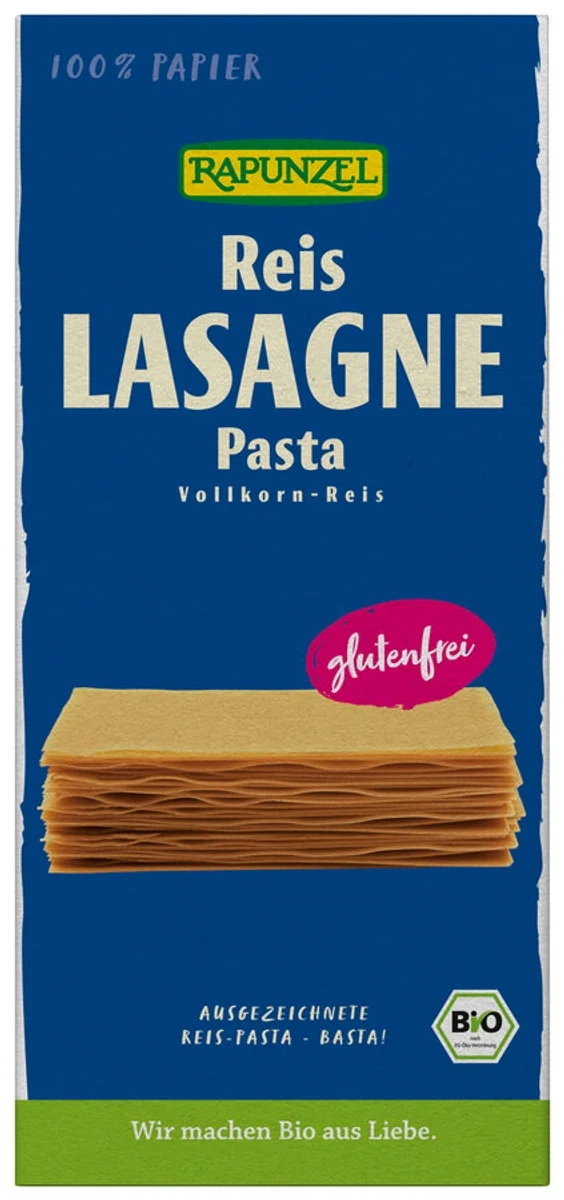 Rapunzel - Reis-Lasagne aus Vollkorn Reis, 250g