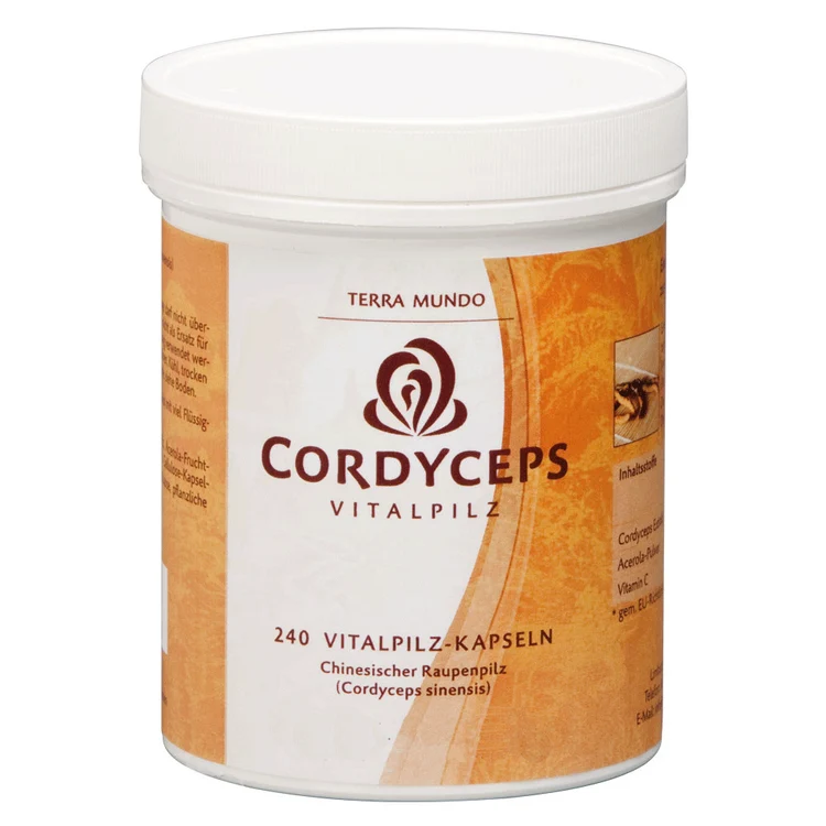Terra Mundo - Cordyceps Bio Vitalpilz Kapseln, 240 Kaps