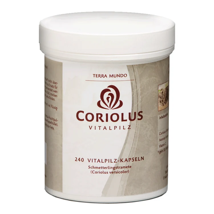 Terra Mundo - Coriolus Bio Vitalpilz Kapseln, 240 Kaps