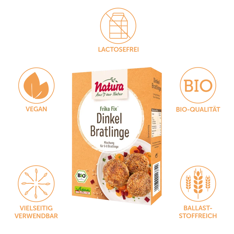 Natura - Frika Fix Bio Dinkel-Bratlinge 150g