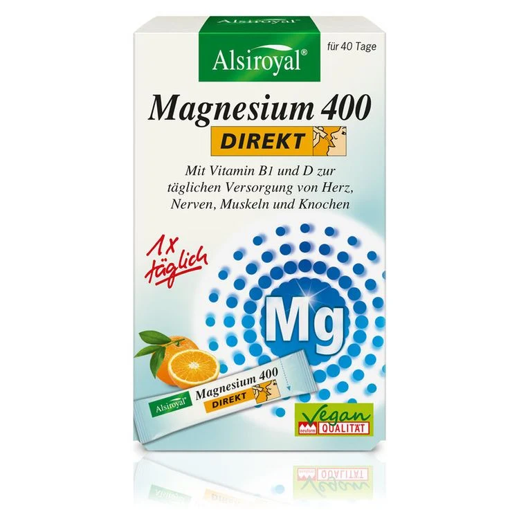 Alsiroyal - Magnesium 400 DIREKT Orange, 84g
