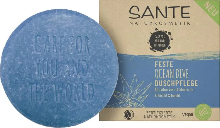 Sante - Feste Duschpflege Ocean Dive, 80g