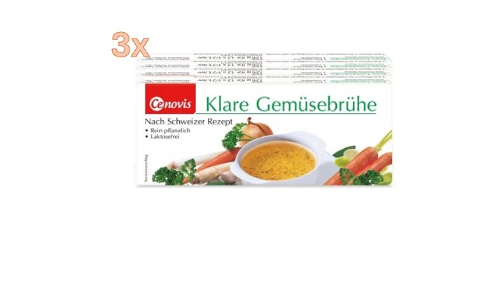 Cenovis - Gemüsebrühe Würfel, 3x 4x 12 Stück