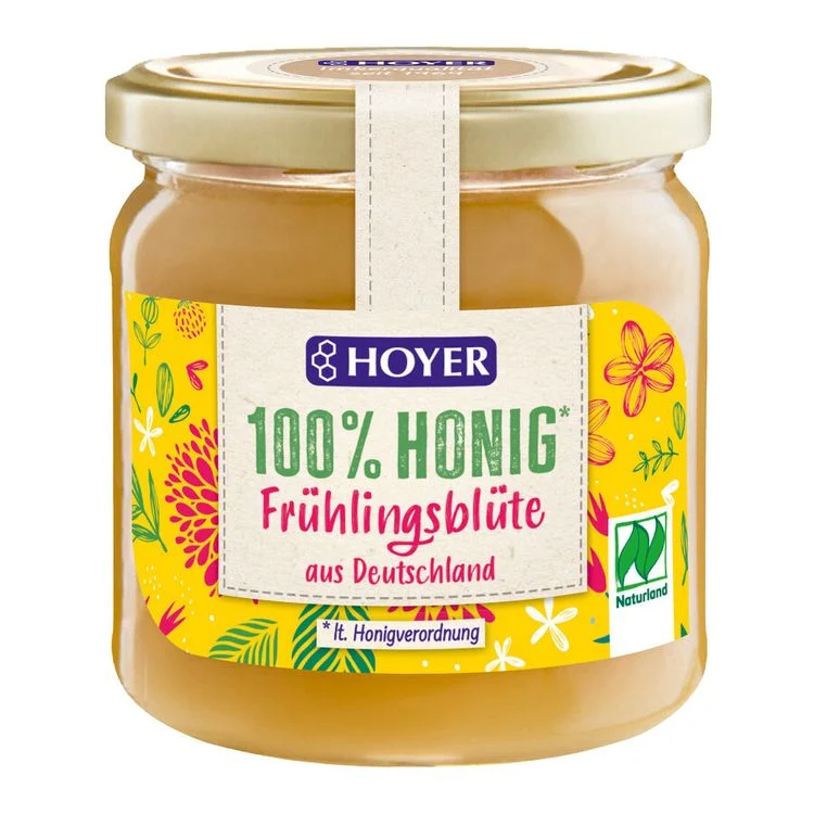 HOYER - Frühlingsblütenhonig NATURLAND, 500g