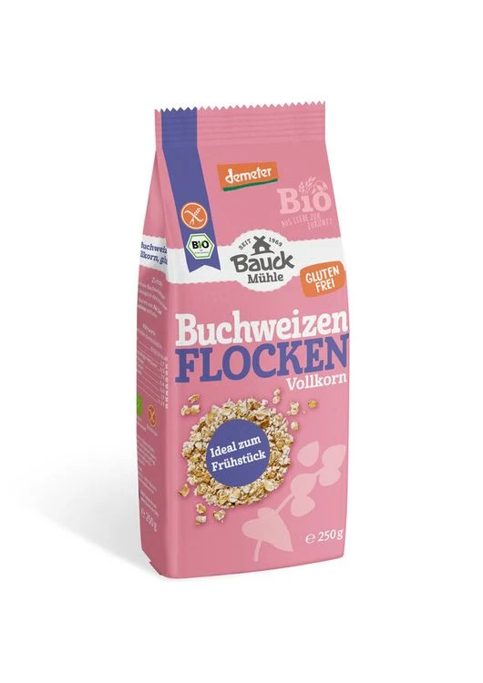 Bauck Mühle - Buchweizenflocken glutenfrei Demeter, 250g
