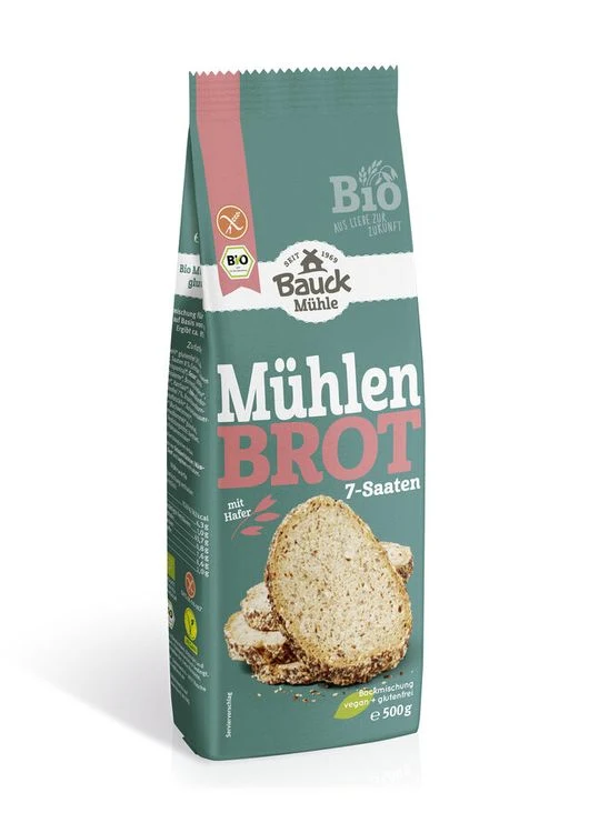 Bauck Mühle - Mühlenbrot glutenfrei Bio, 500g