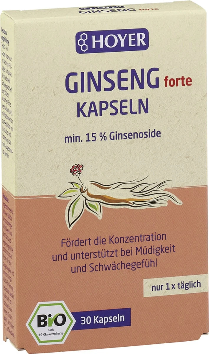 HOYER - Ginseng Kapseln, 30Stk