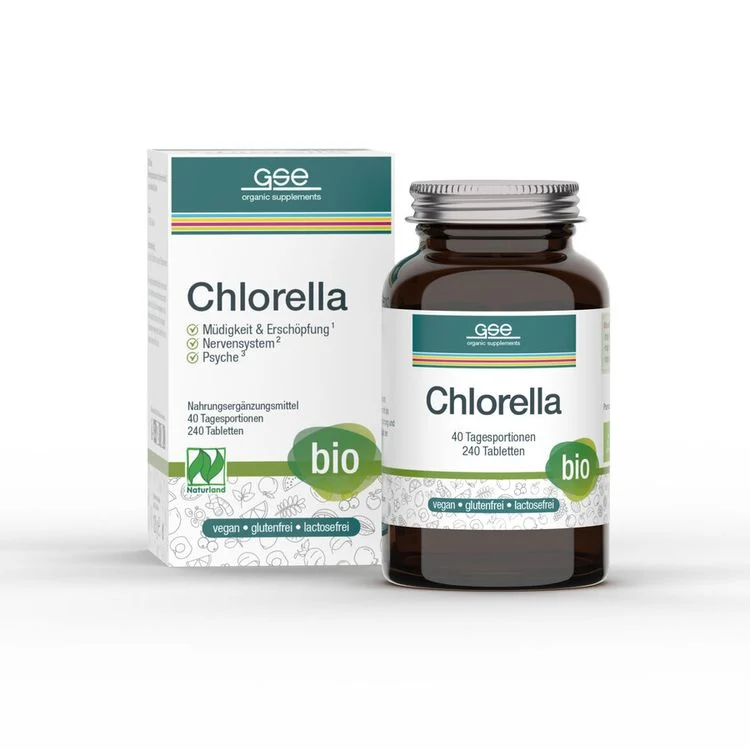 GSE - Chlorella Tabletten bio, 240Stk