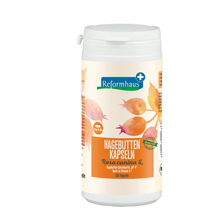 Reformhaus plus - Hagebuttenkapseln bio 200 Stk.