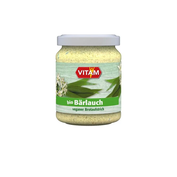 VITAM - Bärlauch-Sonnenblumenkern Aufstrich vegan bio, 100g