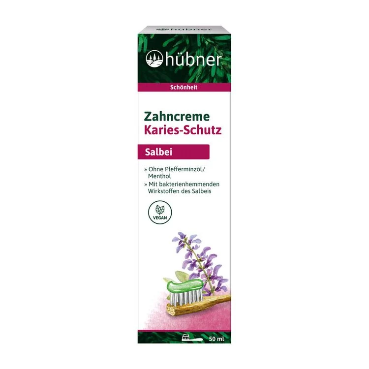 Hübner - Zahncreme Karies-Schutz Salbei 50ml