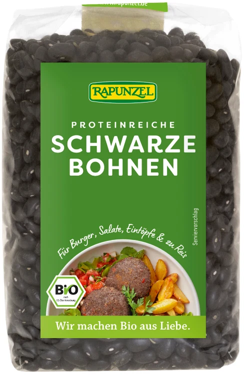 Rapunzel - Bohnen schwarz, 500g