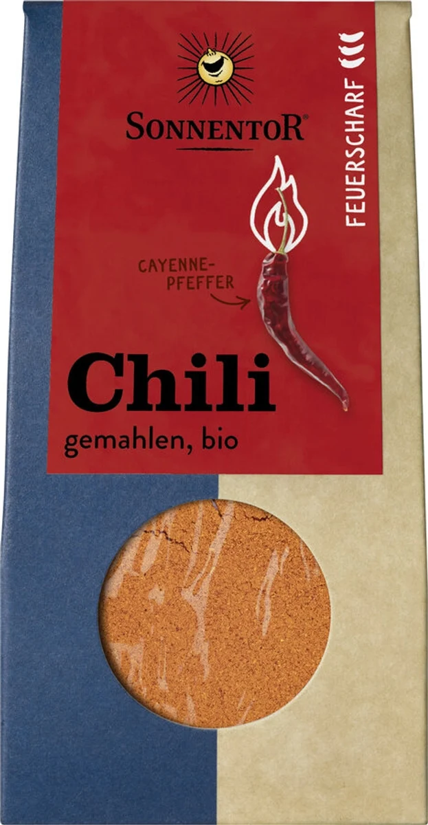 Sonnentor - Chili feuerscharf gemahlen (Cayennepfeffer), 40g