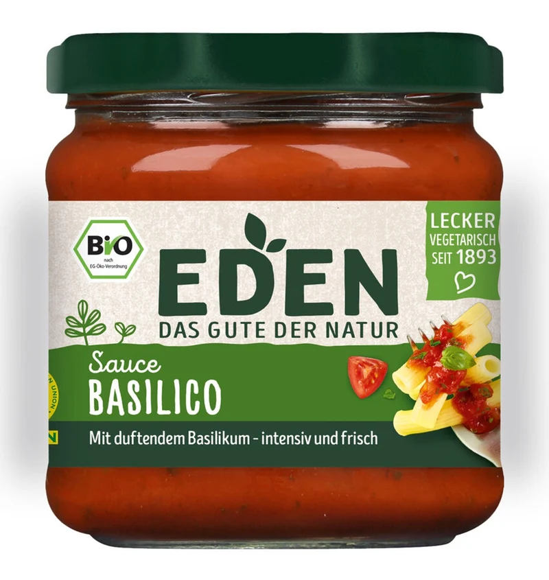 EDEN - Sauce Basilico Bio, 375g