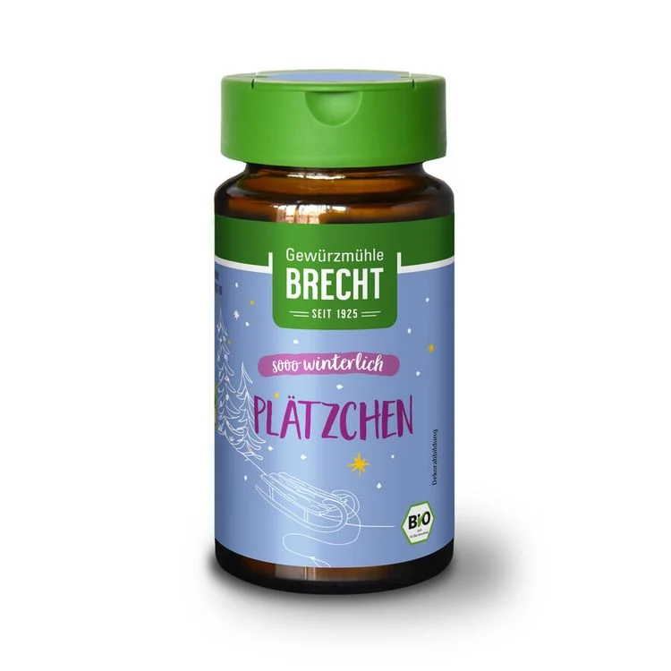 Brecht - Plätzchen Gewürz Glas bio, 32g