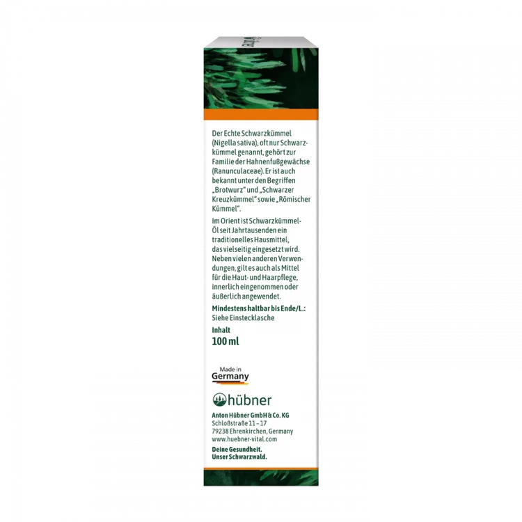 Hübner - Schwarzkümmel-Öl bio 100ml