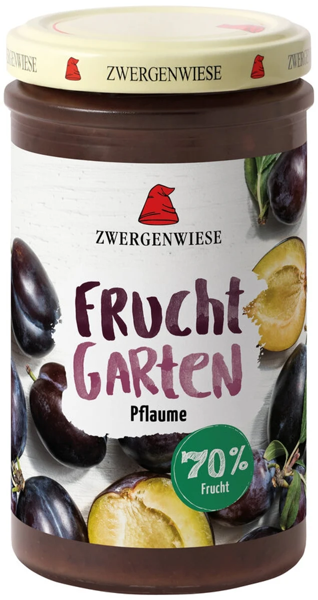 Zwergenwiese - FruchtGarten Pflaume bio vegan glutenfrei 225g
